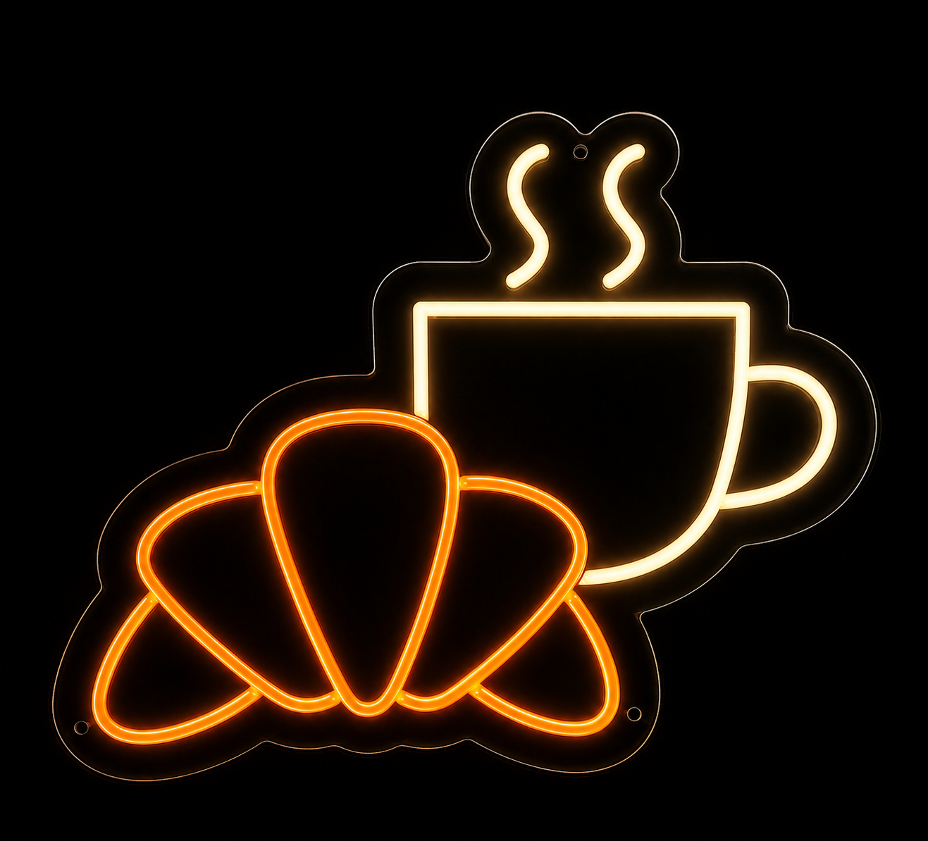 Croissant and Coffee
